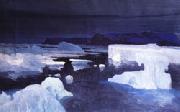 Alexeievtch Borissov Glaciers,Kara Sea USA oil painting reproduction